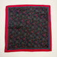 Vintage Silk Floral Square Scarf