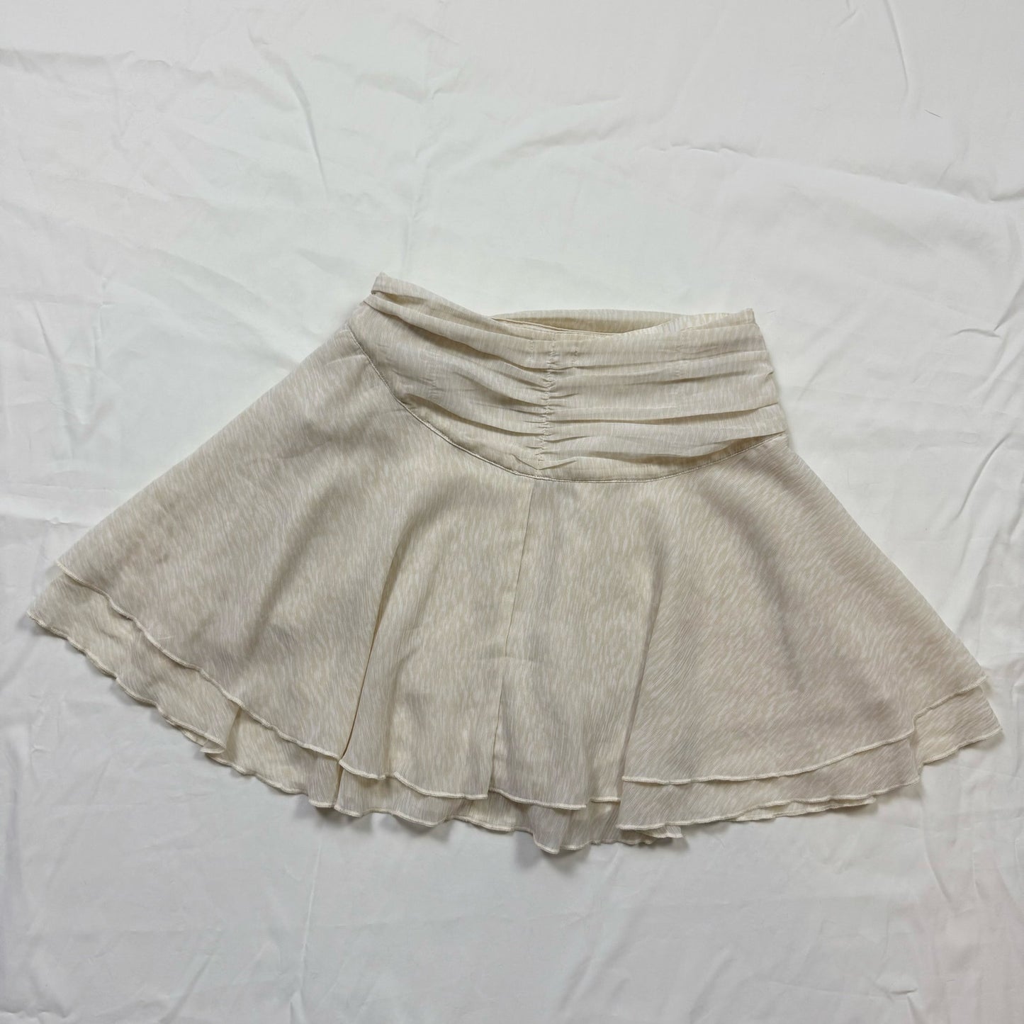 Secondhand Aerie Chiffon Tiered Wrap Mini Skirt, Size XS