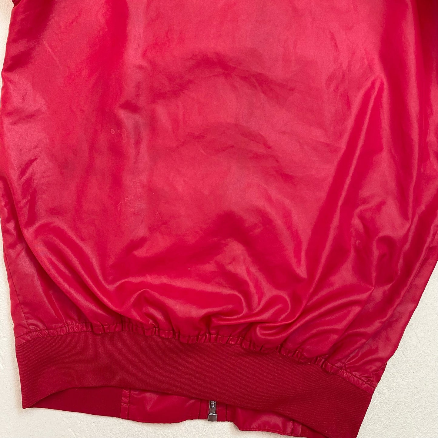 Vintage All American Football Red Zip Up Hooded Windbreaker, Size Small