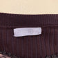 Vintage Ribbed Cardigan Leopard Print Mesh Top, Size Small