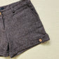 Y2K Better B. Wool Blend Mid Rise Cuffed Shorts, Size Medium