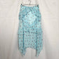 Secondhand Urban Outfitters Tuli Ruffle Midi Skirt in Blue, Size Medium
