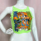 Upcycled Looney Tunes Space Jam Graphic Crop Tank, Size XS