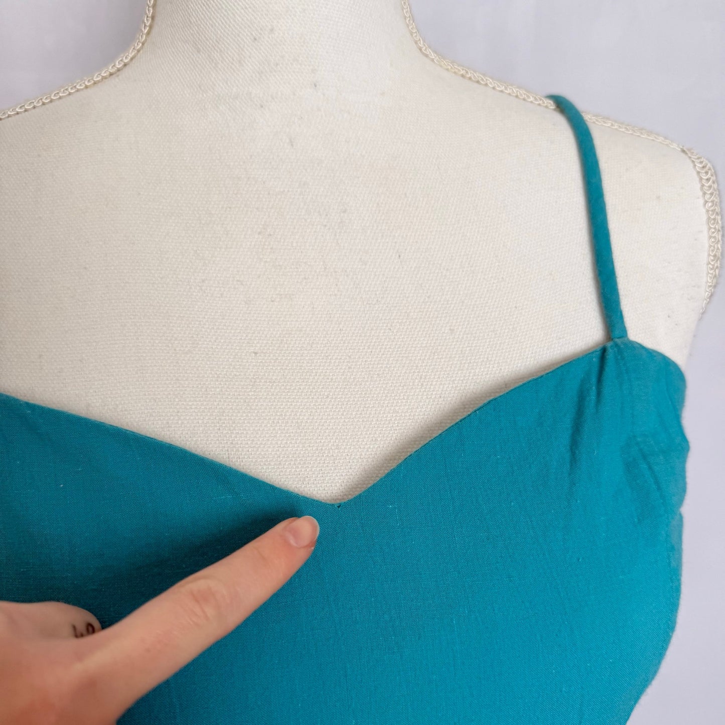 Vintage Impromptu Fit & Flare Ruffle Hem Midi Dress, Size 7/8