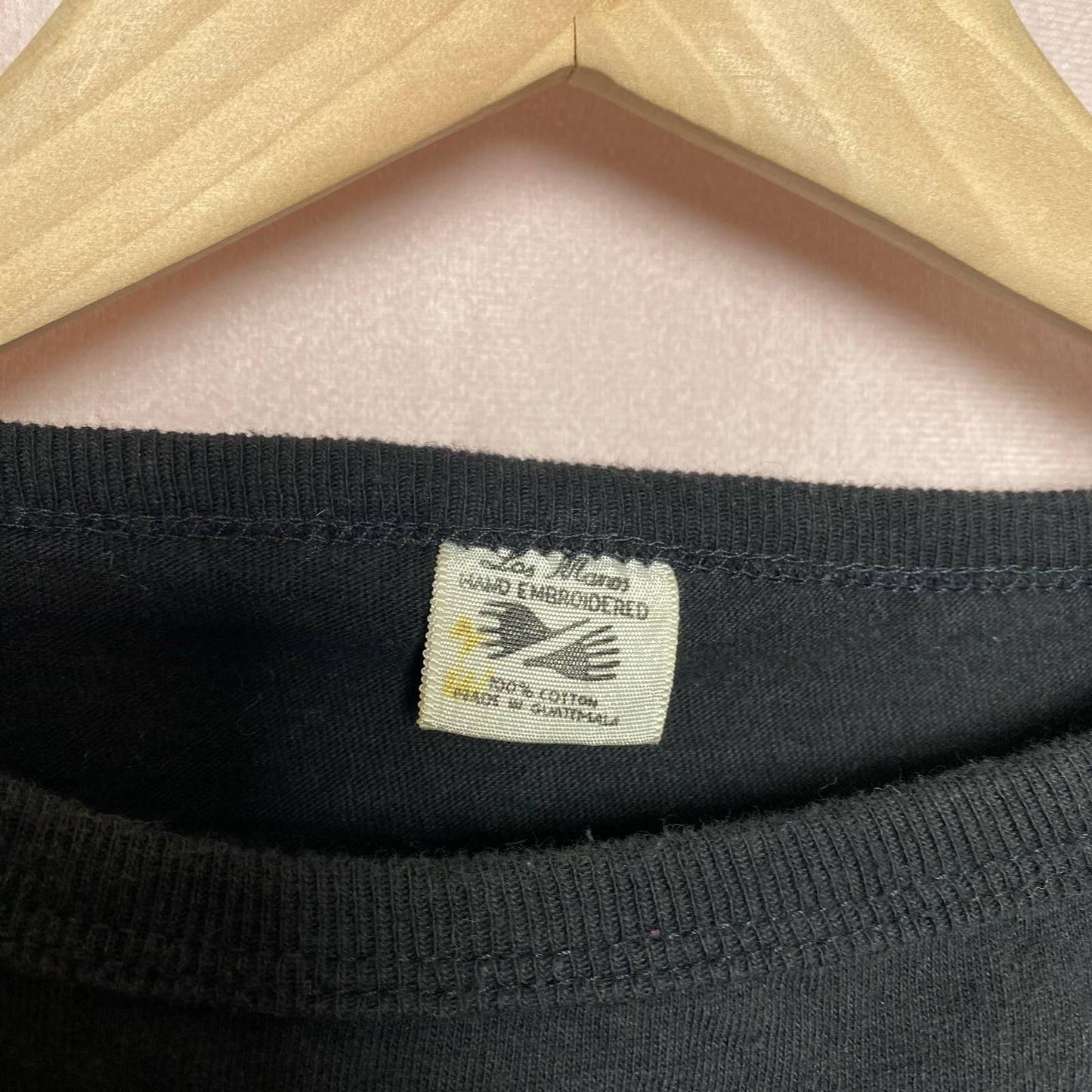 Vintage Los Manos Hand Embroidered Tee, Size XL
