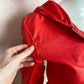 Vintage All American Football Red Zip Up Hooded Windbreaker, Size Small