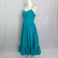 Vintage Impromptu Fit & Flare Ruffle Hem Midi Dress, Size 7/8