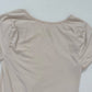 Secondhand Intimately Free People Nylon Beige Baby Tee, Size S/M