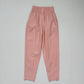 Vintage POP Peach Pleated High Waisted Trousers, Size XS