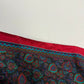 Vintage Silk Floral Square Scarf