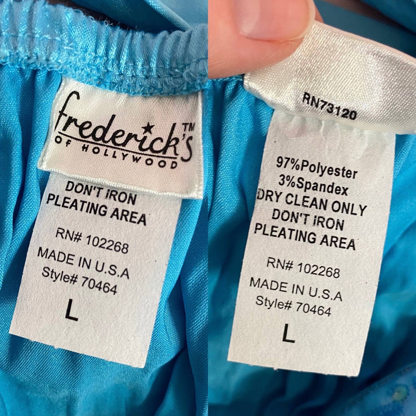 Vintage Frederick’s of Hollywood Satin Halter Tank Top, Size Large