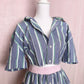 Upcycled Tommy Hilfiger Two Piece Stripe Skirt Set, Size Small