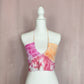 Reworked Tie Dye Crop Tank Top, Size Small