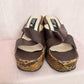 Secondhand Jonathan Martin Snakeskin Wedge Heeled Mules, Size 6