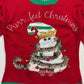 Preowned 33 Degrees Cat Ugly Christmas Sweater, Size XS