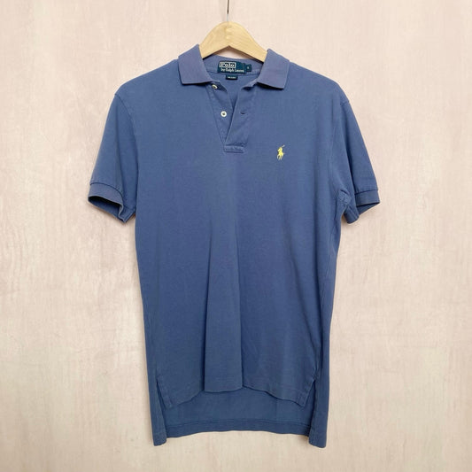 Vintage Polo Ralph Lauren Blue Short Sleeve Polo Shirt, Size Small