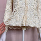 Vintage ICE Cream Lace Button Up Long Sleeve, Size Small