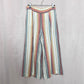 Secondhand beachlunchlounge Striped Linen Blend Cropped Pants, Size XS