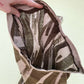 Vintage Brown Striped Lightweight Trousers, Size Small