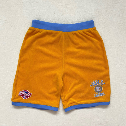 Vintage Reebok NBA Mpls Lakers Terry Shorts, Size Small