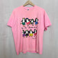 Vintage We Be Jammin Penguin Graphic Pink T-Shirt, Size XL