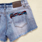 Y2K Dollhouse Low Rise Denim Cut Off Shorts, Size 5