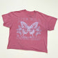 Y2K Obsessive Love Butterfly Live Wild Flower Child Tee, Size 2X