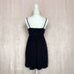 Secondhand Tillys Full Tilt Black Mini Towel Dress, Size Small