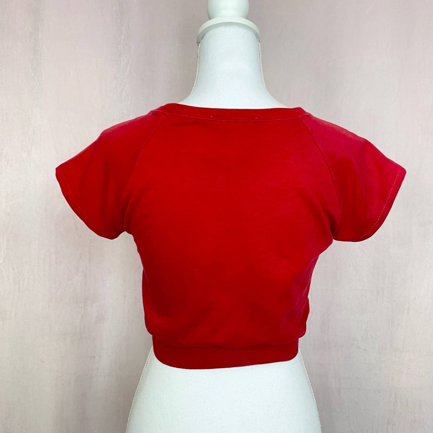 Upcycled Urban Outfitters Elephant Crop Top, Size XS