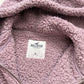 Secondhand Hollister Purple Teddy Sherpa Zip Hoodie Jacket, Size Medium