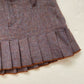 Vintage Abercrombie & Fitch Wool Pleated Micro Mini Skirt, Size 8