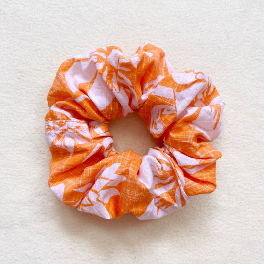 Scrap Fabric Tropical Jumbo Scrunchie