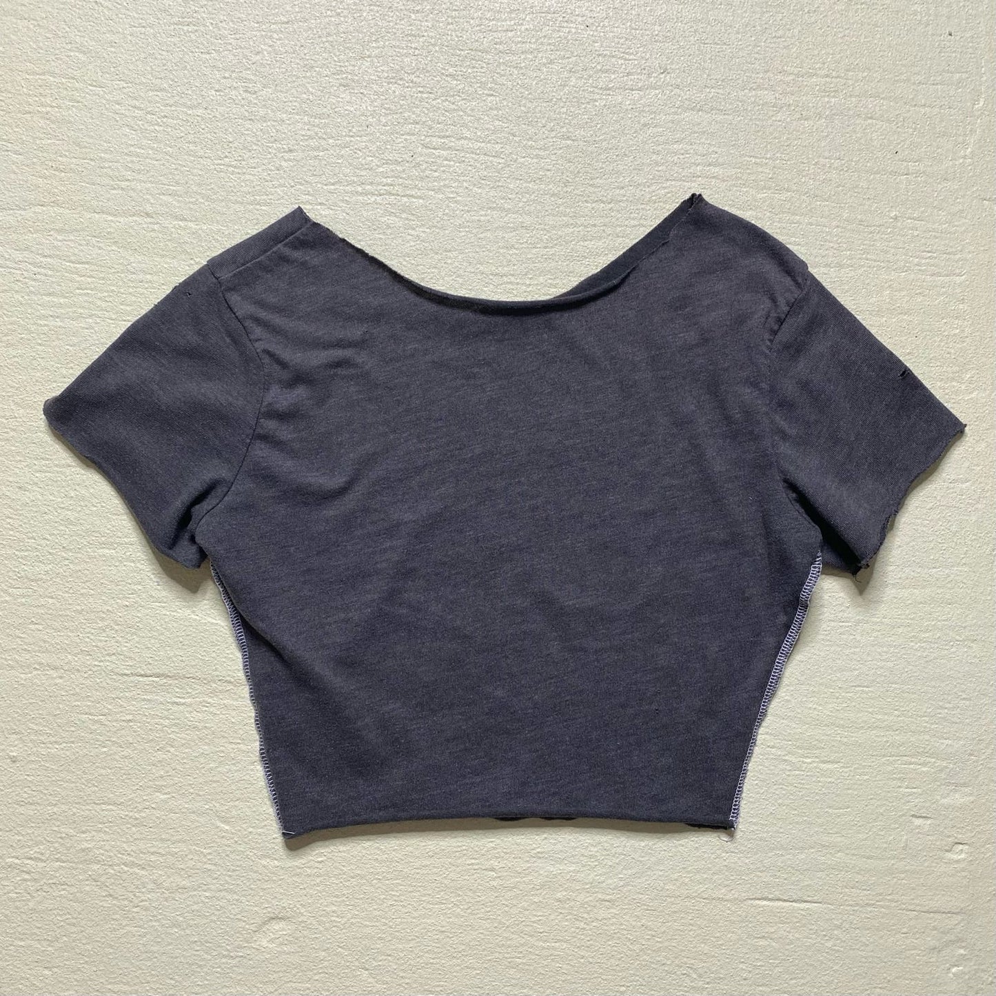 Reworked Pipeline Hawaii Distressed Crop Baby Tee, Size XS