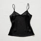 Secondhand Sheer Black Camisole Tank Top, Size Small