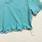 Upcycled Polo Ralph Lauren Crop Top, Size XS