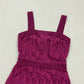 Secondhand Finders Keepers Burgundy Lace Mini Dress, Size Small