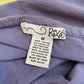 Y2K RXB Rhinestone Fleur De Lis Short Sleeve Top, Size Medium