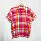 Vintage Victoria Jones Plaid Short Sleeve Button Up Shirt, Size 1X