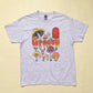 Secondhand Groovy Mushroom Graphic Short Sleeve T-Shirt, Size Large