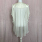 Vintage F Cera Hilrsoz Lace Sheer Kimono, Size Large