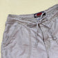 Y2K Squeeze Jeans Linen Cotton Mini Cargo Shorts, Size 5