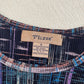 Vintage Plisse Micro Pleated Abstract Tank Top, Size Small