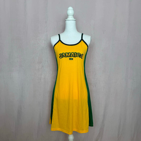 Secondhand Aosaite Jamaica Fit & Flare Dress, Size Large