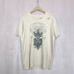 Upcycled Lucky Brand Live Free Die Free Distressed Tee, Size Large