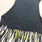 Reworked MyChildren Fringe Band Cutout Tank Top, Size L/XL