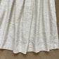 Vintage Linen Pleated A-line Midi Skirt, Size 24”