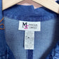 Vintage Maggie Sweet Beaded Denim Trench Jacket, Size 2X