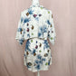 Upcycled Vintage Fish Print Button Two Piece Skirt Set, Size M/L