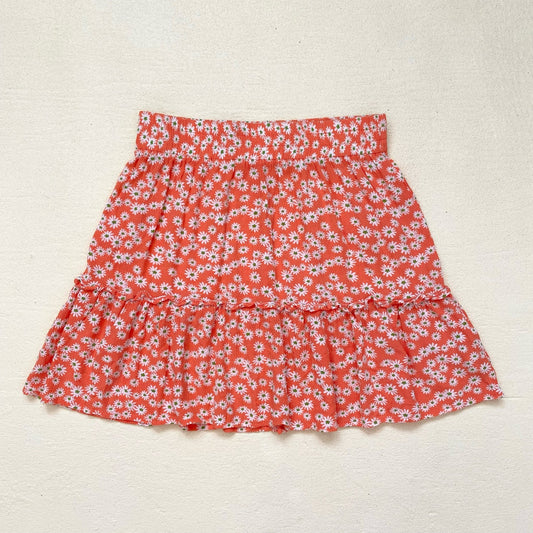 Secondhand Primark Ditsy Floral Tiered Ruffle Mini Skirt, Size 0