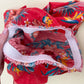 Upcycled Hawaiian Crop Button Up Shirt & Skirt Set, Size XS/S